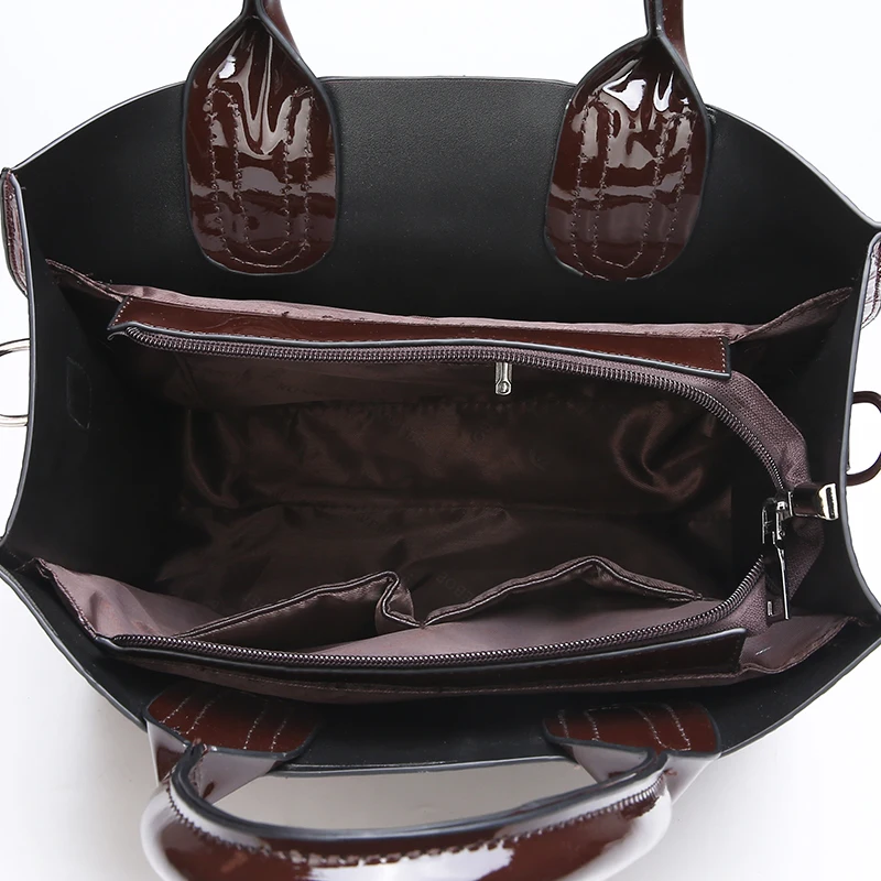 2019 American Style Oversized Handbag Patent Leather Bag 3pcs Set Bag - Buy Handbag,3 Pcs Set ...