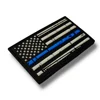 Thin blue embroidered bicycle line custom american flag patch