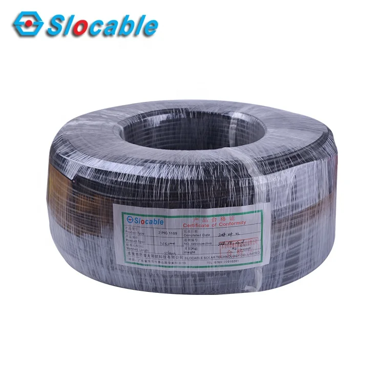 Slocable China Factory 2 Core 4.0mm2 Tinned Pure Copper 99.999% Solar Cable PV Wire - ANKUX.COM