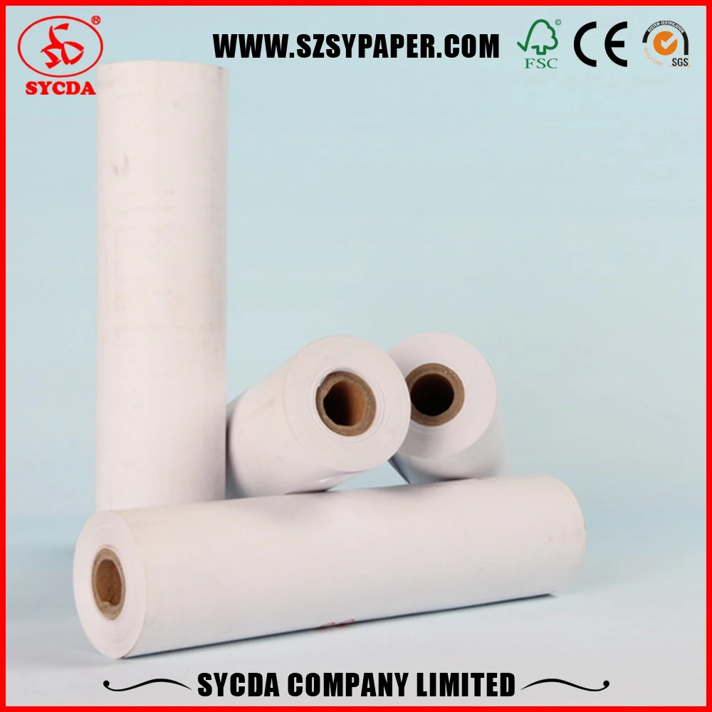210mm Customized Thermal Fax Paper with Paper core