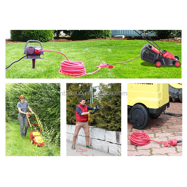 Electric Lawn Mower Schuko Eu Ip44 Extension Cord Buy Ip44 Extension