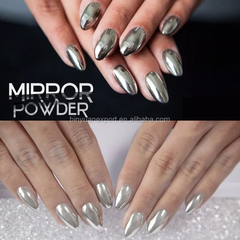 Bin Shinning Mirror Nails Powder Gorgeous Nail Art Chrome Pigment Bin Shinning Mirror Nails Powder Gorgeous Nail Art Chrome Pigment