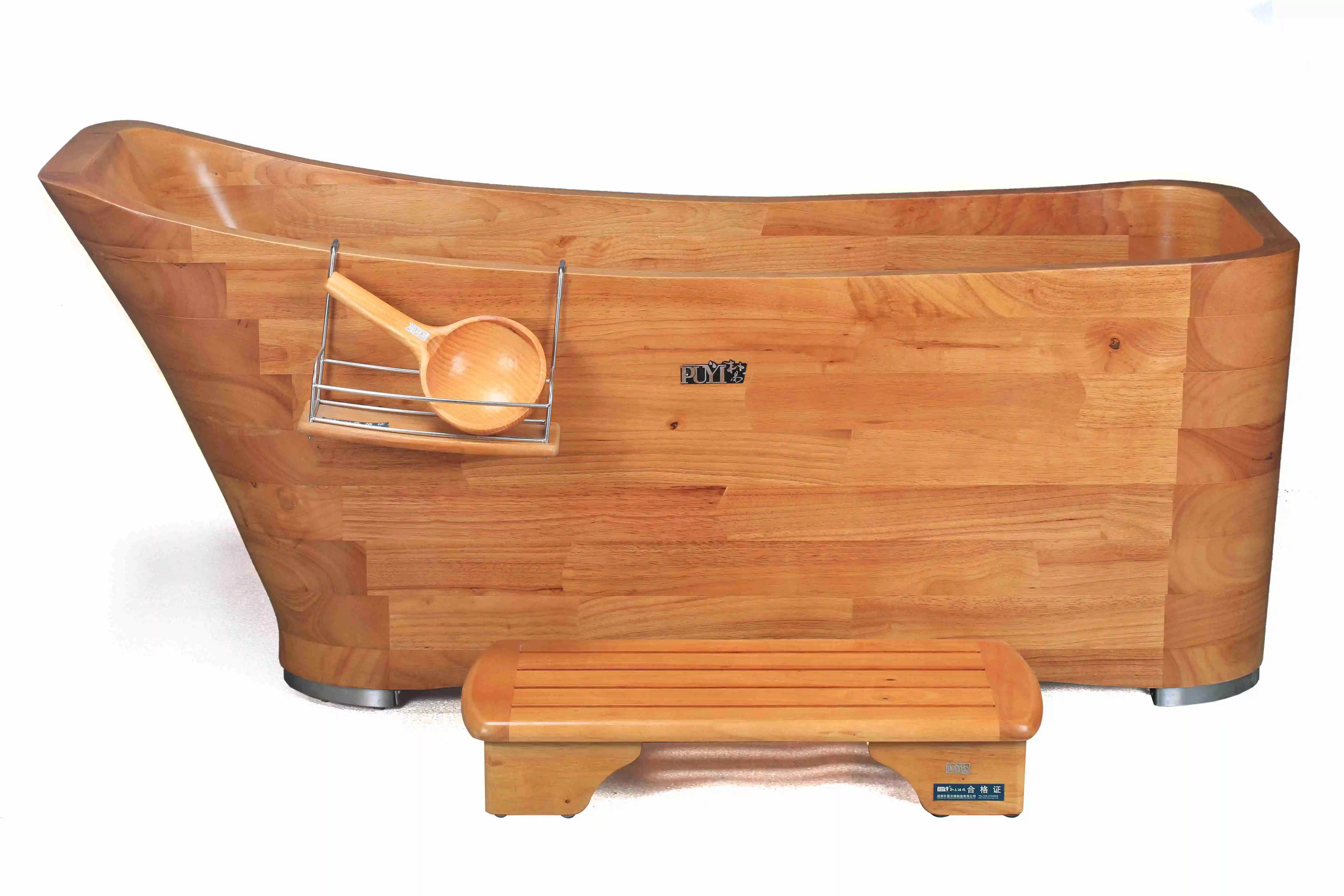 boerwo 高品质便宜的独立豪华实木浴缸成人