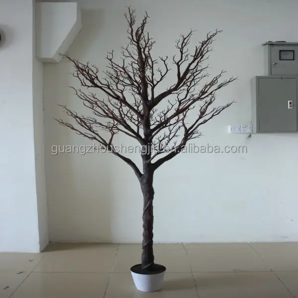 Q082913 Manufacturer Dry Tree For Decoration Artificial White Tree Dry
