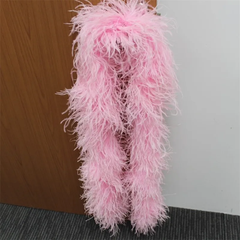 Wholesale Good Soft Cheap Artificial Ostrich Feather Boas 5 Ply Feather