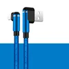 Right Angle for MFi Certified Cable Double 90 Degree for iPhone Charging Cable Quick Charge Charger Cord