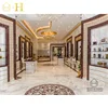 Hot sale glass wall mounted perfume display cabinet