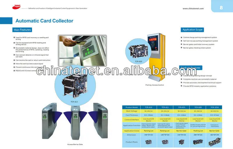 Smart automatic Parking System Access Ticket Box/Cabin