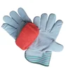 Mens Heavy Work Insulated red Fleece Lined Leather Winter Gloves, Size L, Grey, Sherpa Lined Mens Cold Weather Gloves