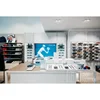 Contemporary Invisible Adjustable Garment Shop Counter Clothes Display Stand Rack Design