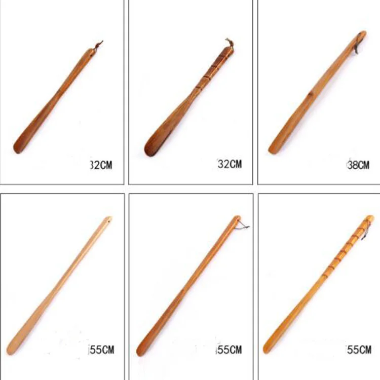 Hot Sale Wooden Shoehorn With Long Handle Custom Logo Shoe Horn Buy