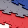 New PVC Interlocking stud diamond pattern Rubber Flooring for Garage Equipement Sport Center vinyl plastic floor mats