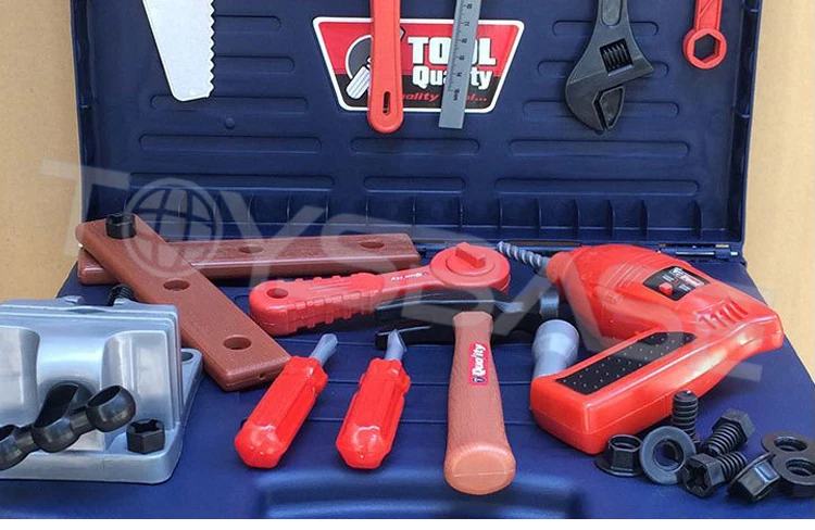 14 PCS Kids Gift Building Repair Plastic Tool Kits VDE4 New Hot Set Sale B6B0 
