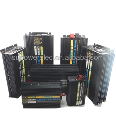 High Frequency DC 12V 24V 36V 48V To AC 110V 220V 50/60Hz Off Grid Pure Sine Wave Power Inverter 2000W Peak Power 4000Watt