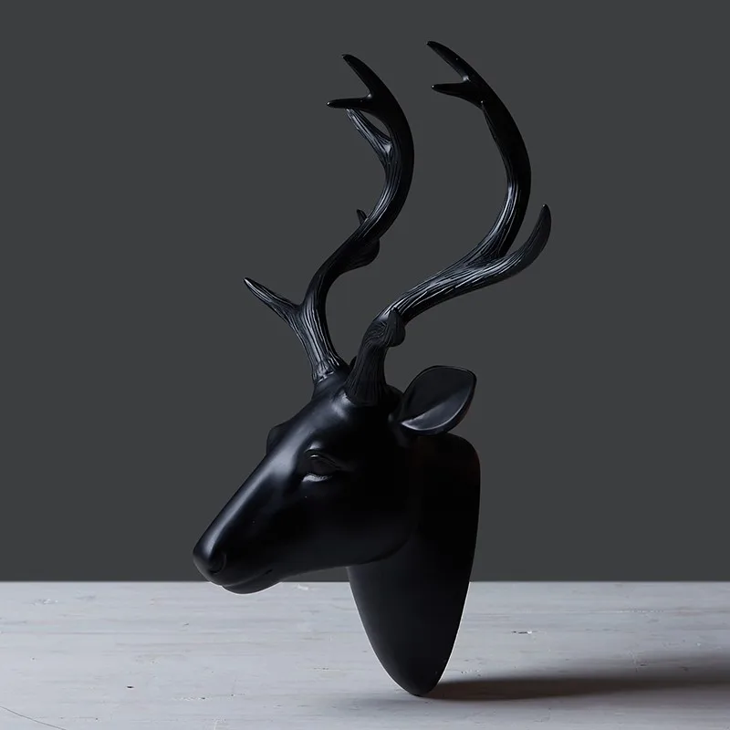 Modern Epoxy Resin Deer Head Decorative Wall Hanging For Home
