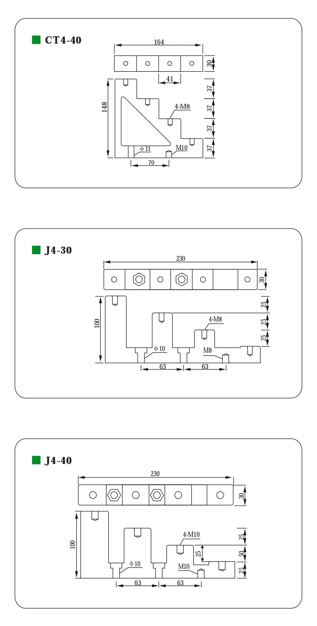 CT Step Insulator 2AT15  2AT25 4AT20 4AT30 4AT40 4AT50 CT4-20 CT4-30 CT4-40 CT4-50 HT4-20 HT4-30 HT4-40 Zero Stand Insulator