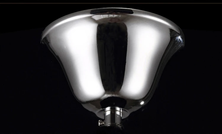Decorating lighting romantic European LED Stainless Steel modern crystal pendant light metal  light vintage