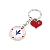 Canada Maple Leaf Keychain Canada Souvenir Keychain Quebec Souvenirs Gifts Metal Round Enamel Keychain