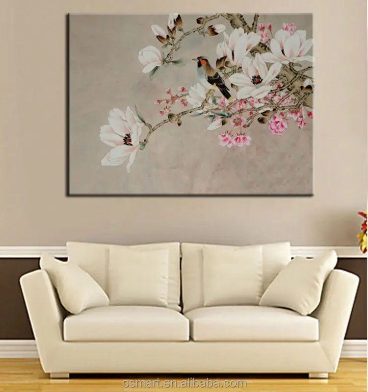 Good Design Parrot Birds On Magnolia Flower Oil Painting For Living   HTB1qIJeIFXXXXcaXVXXq6xXFXXXJ 