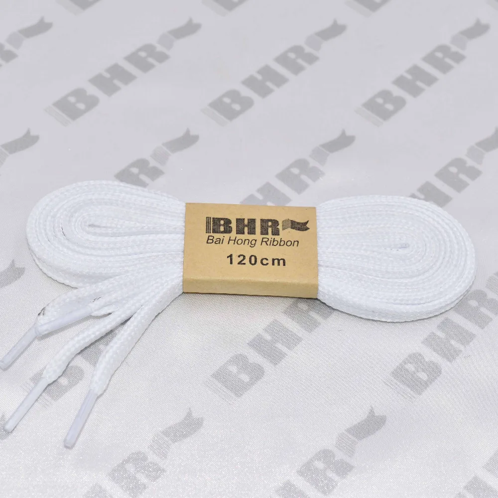 Custom Bulk White Flat Hollow Polyester Shoelaces Buy Flat Shoelaces