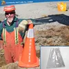 Custom Logo Printable Reflective Material Tape for Traffic Cone