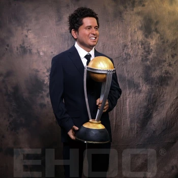 Realistic Silicone Mannequin Life Size Nude Statues Sachin Tendulkar