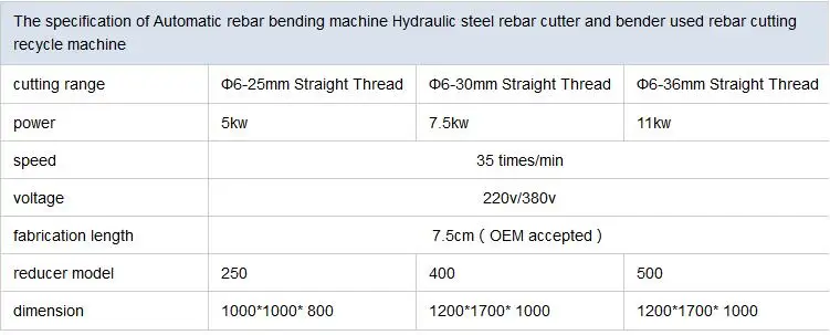steel round bar cutting machine