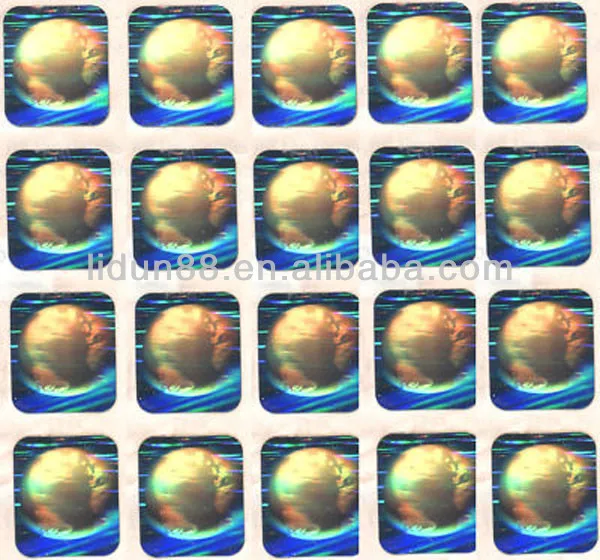 Guangzhou lingfeng round anti-fake label hologram sticker