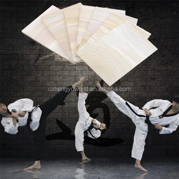 Paulownia Wood Breaking Boards Taekwondo Kicking Boards Price Buy