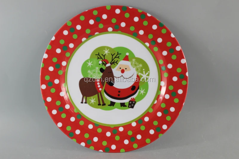 2015 Plastic food tray ,Christmas Dishes , Xmas Plate