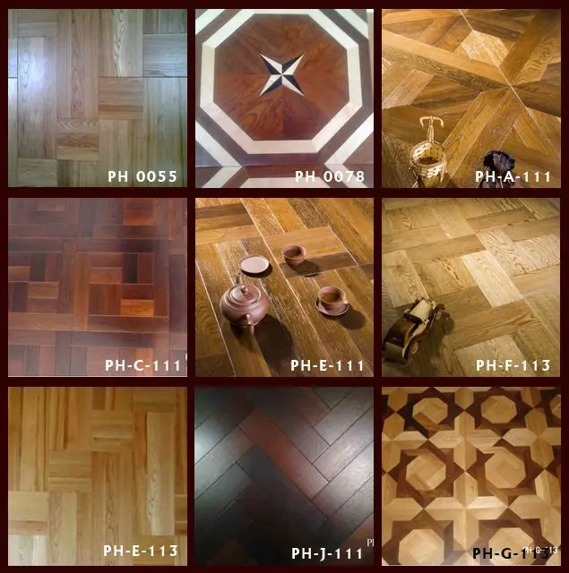 solid hardwood special parquet floor