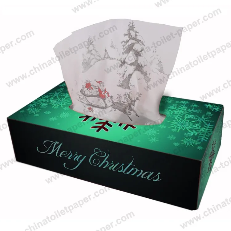 Christmas Printed Box Tissue