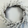 2017 christmas craft decorations christmas wreaths artificial white berry wreath