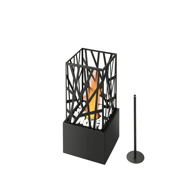 T Free Standing Net Shape Tabletop Ethanol Indoor Outdoor