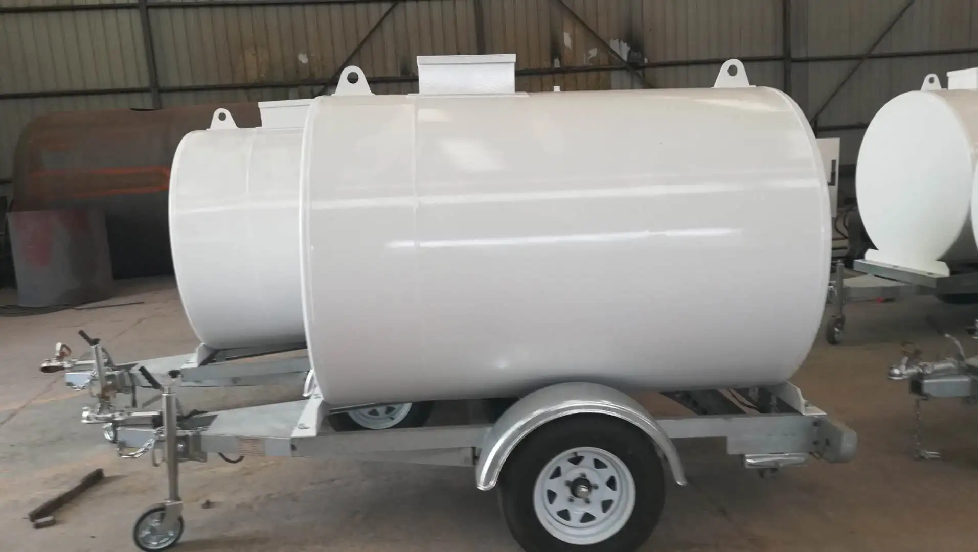1000l To 5000l Mini Portable Fuel Diesel Tank With Trailer And Pump