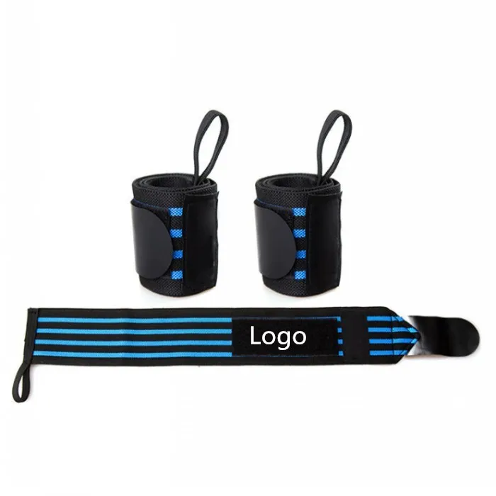 Free sample Professional Grade Wrist Wraps With Thumb Loops Wrist Support Braces for Men & Women .jpg