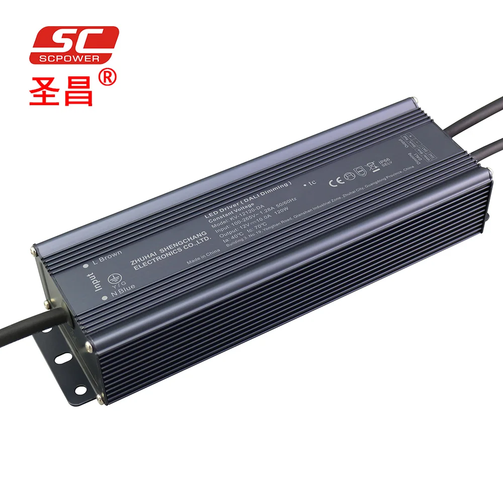 DALI dimmable led driver 120W compatible with Schneider dimmer