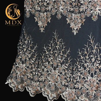 multi colored lace fabric