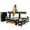 3d wood engraving machine cnc router 4 axis atc