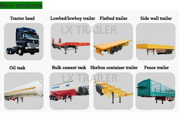 3 axles hot selling flat bed semi trailer,tri-axle low bed semi trailer