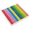 Children's Math Dominoes Toy Double Side Wooden Multiplication Tables