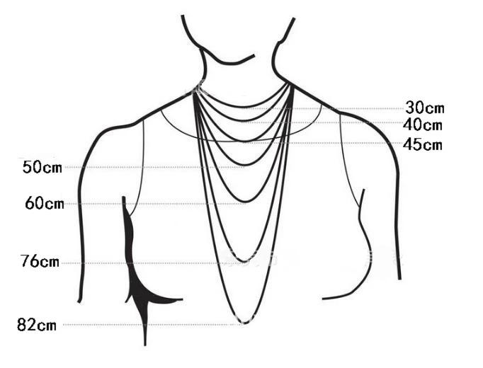 Длина колье 40 сколько это