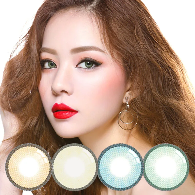 New Style Natrual Freshgo Cheap Korea Colored Contacts Ocean Blue Soft