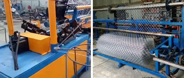 Galvanized automatic chain link fence weaving machines hot sale