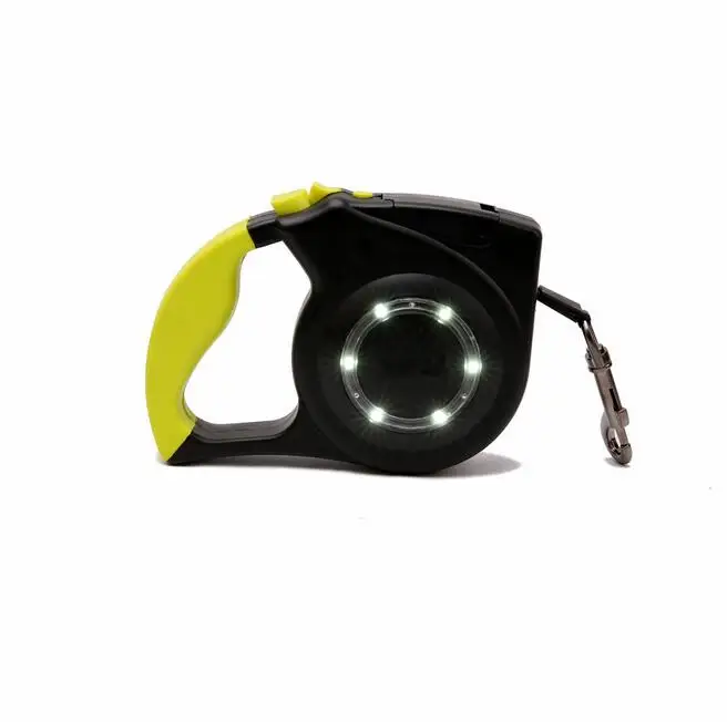 4m Hands Free Smart Dog Leash Led Retractable Dog Leash With LED Light