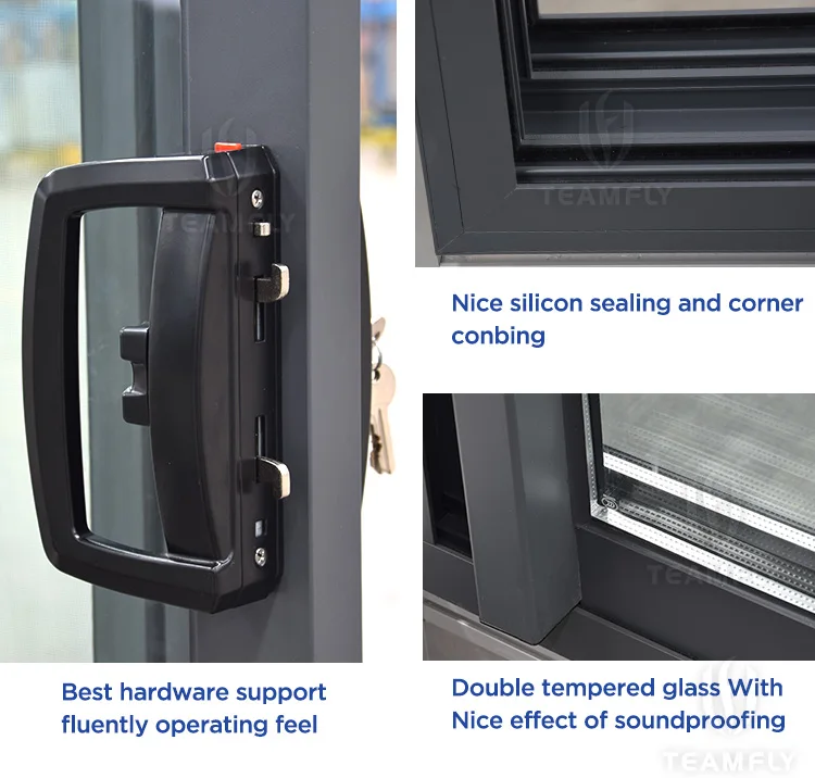 Csa/nfrc/ As2047 Standard Commercial Jindal Aluminium Sliding Window