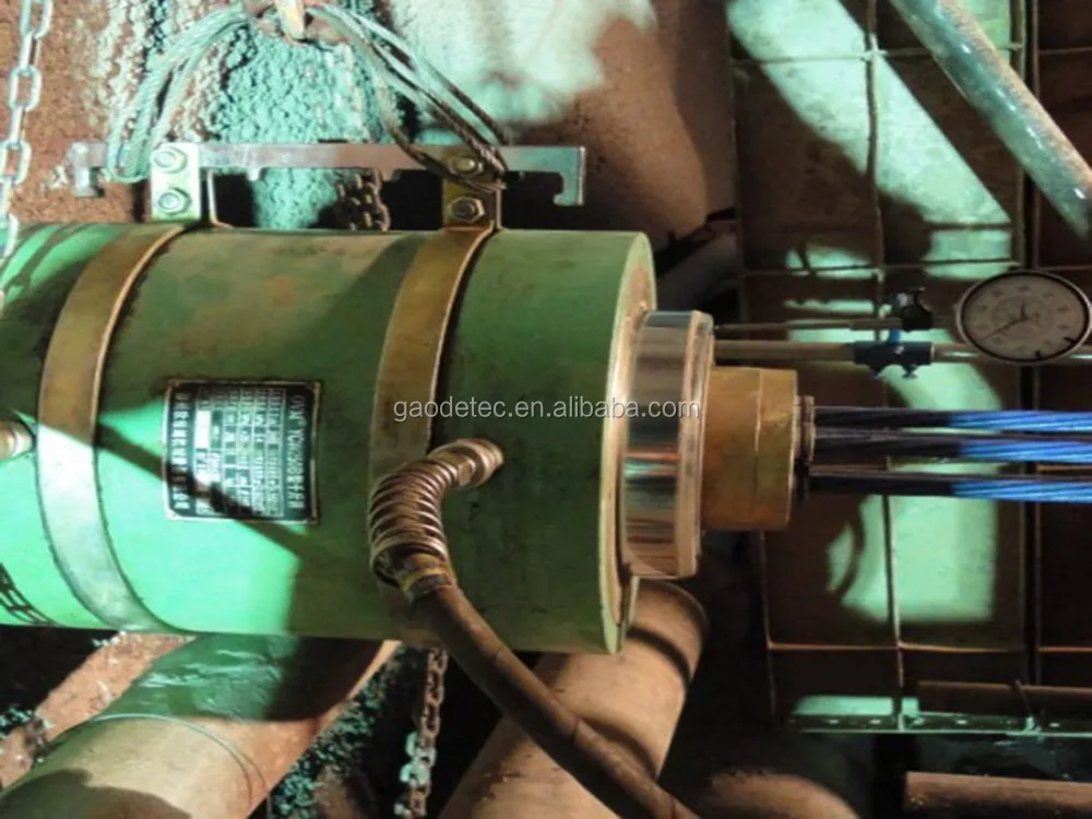 Pretension Stressing Cross Core Hollow Plunger 400 Tons Hydraulic Jack