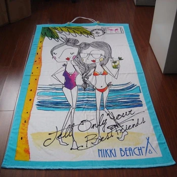 Hot Sale Custom Made Full Printed Beach Towel,Cartoon Towel - Buy