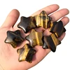New Product Natural Tiger Eye Stone Star Quartz Carved Craft Crystal Carved Stars
