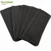 Naturally Cloth Diaper Inserts 4 Layer Charcoal Bamboo Reusable Liners Plain One Size Fit all